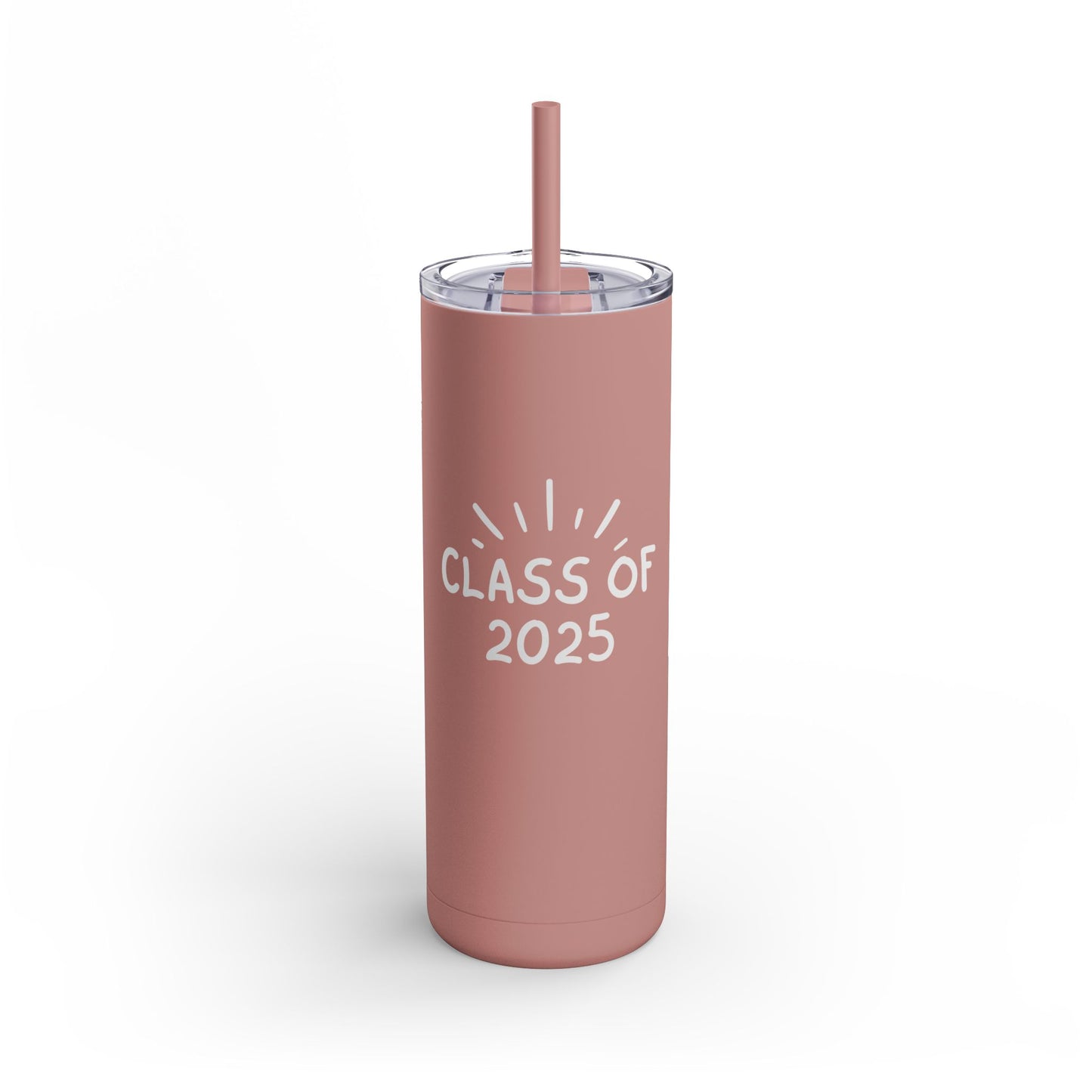 Class of 2025 Tumbler – Custom Graduation Gift | Insulated 20oz Matte Skinny Tumbler