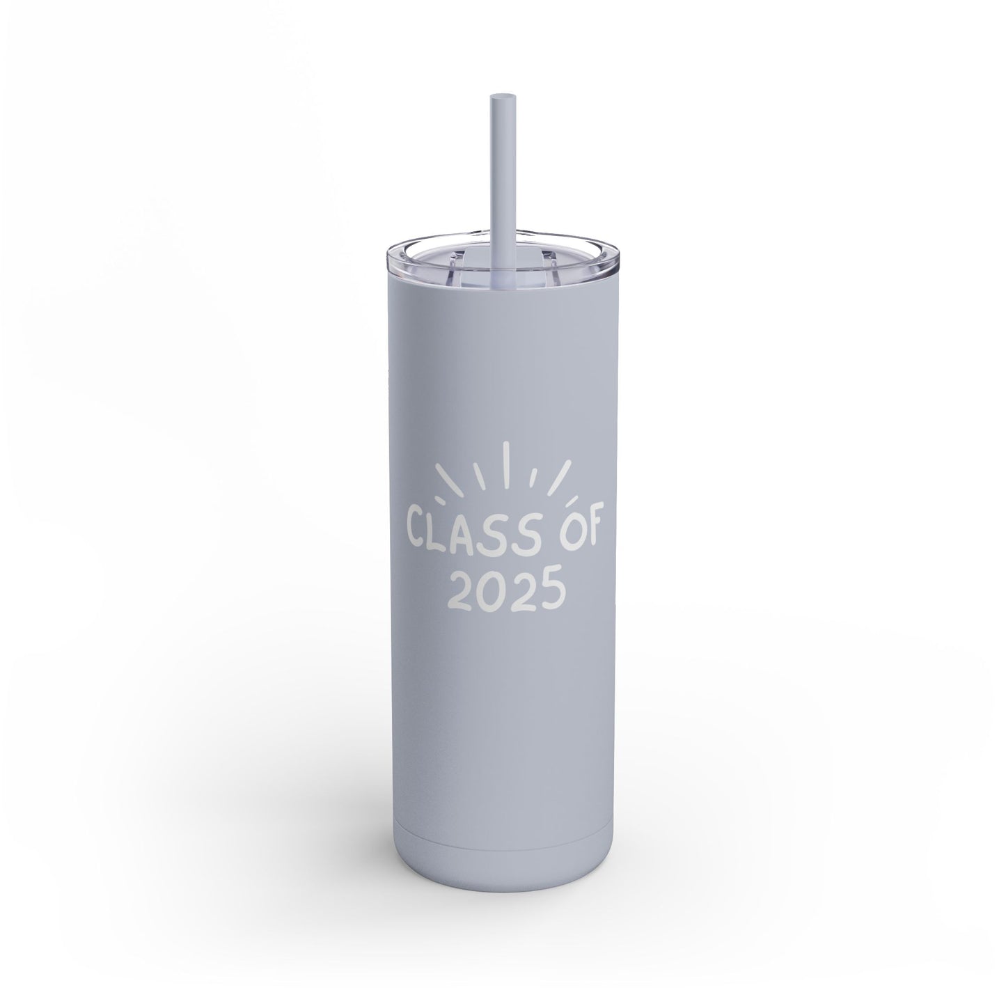 Class of 2025 Tumbler – Custom Graduation Gift | Insulated 20oz Matte Skinny Tumbler