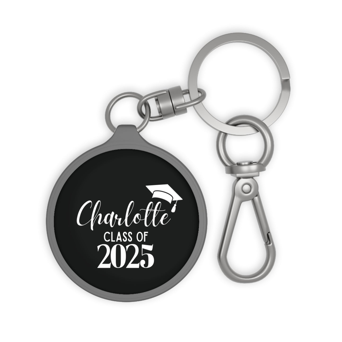 Personalized Graduation Keychain – Custom Name & Year | Class of 2025 Gift