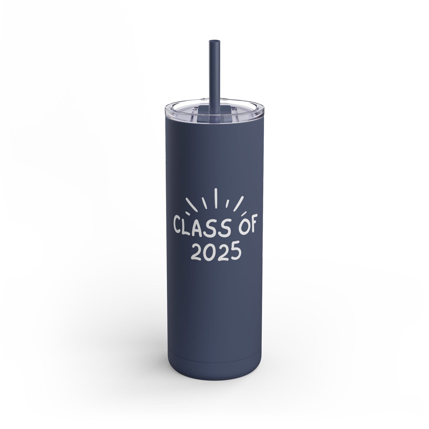 Class of 2025 Tumbler – Custom Graduation Gift | Insulated 20oz Matte Skinny Tumbler