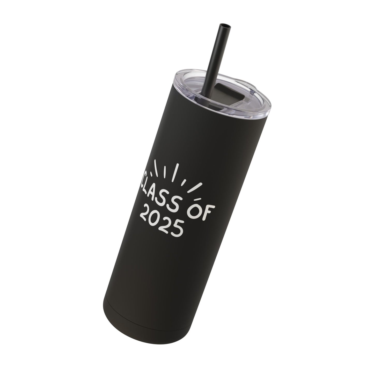 Class of 2025 Tumbler – Custom Graduation Gift | Insulated 20oz Matte Skinny Tumbler